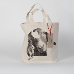 Nubian Goat Large Canvas Tote Bag